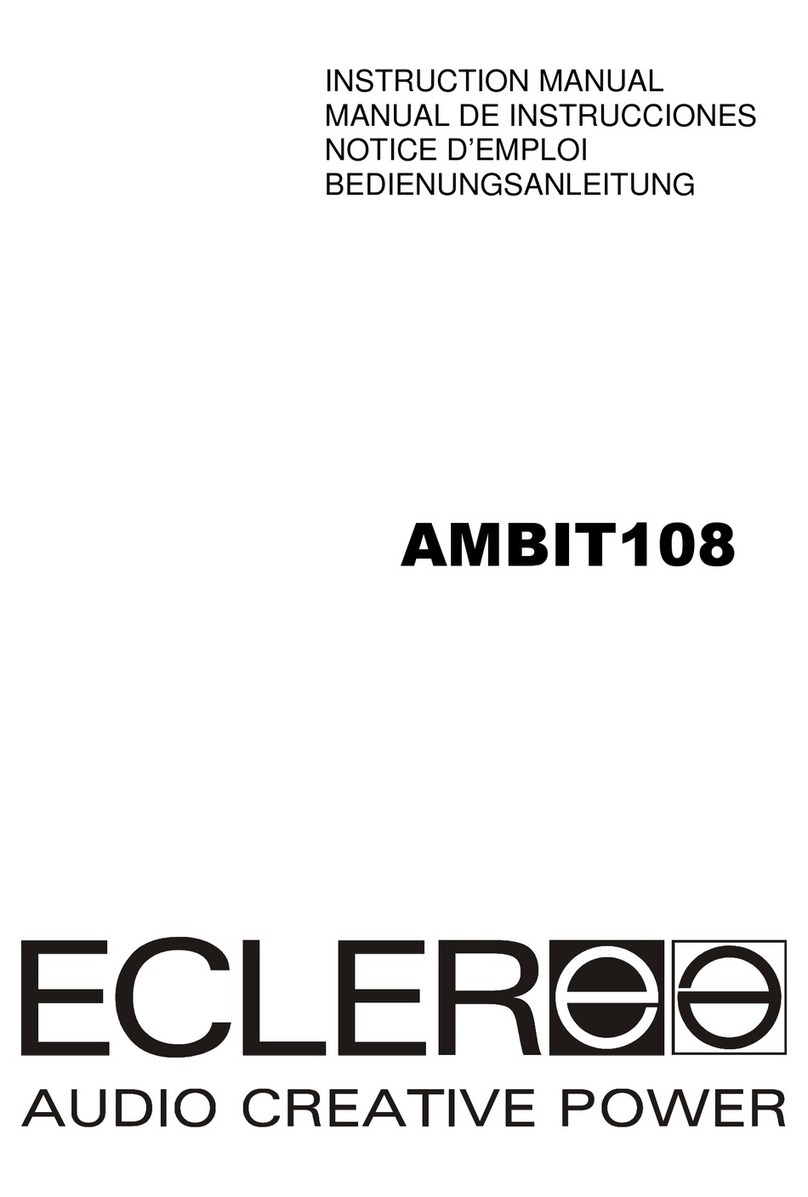 Ecler AMBIT 108 instruction manual