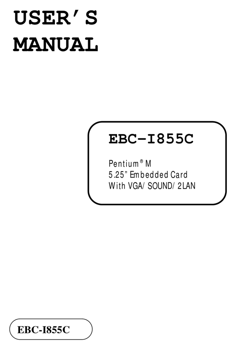 Embedded Computer EBC-I855C Operation manual