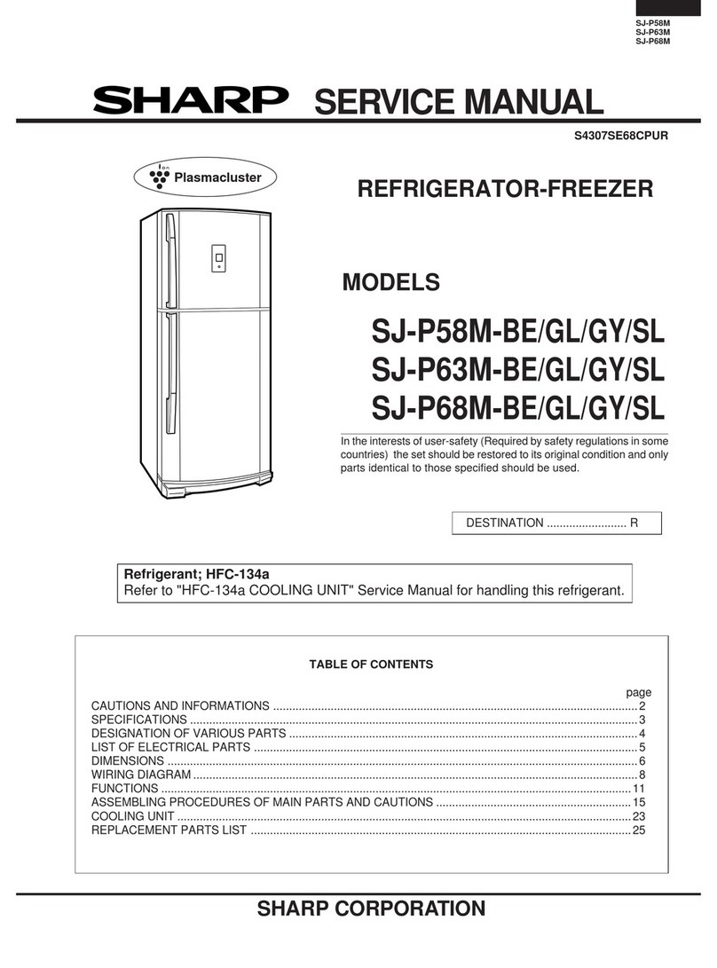 Sharp SJ-P58M-BE User manual
