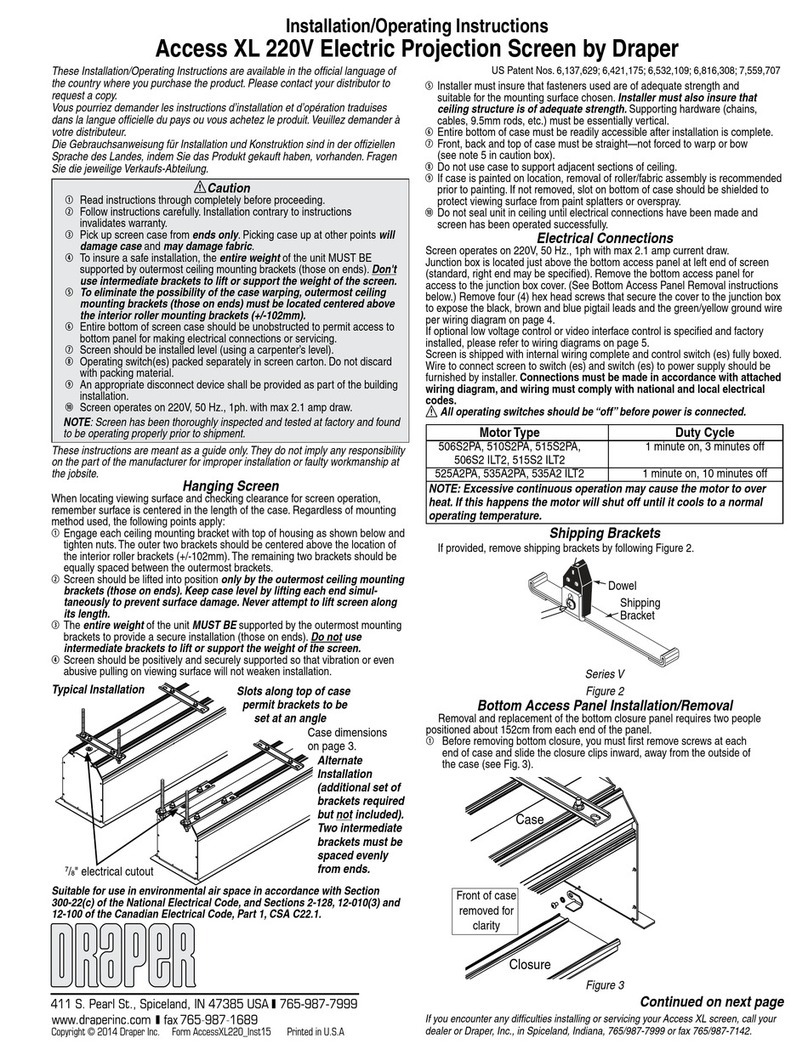 Draper Access XL Manual