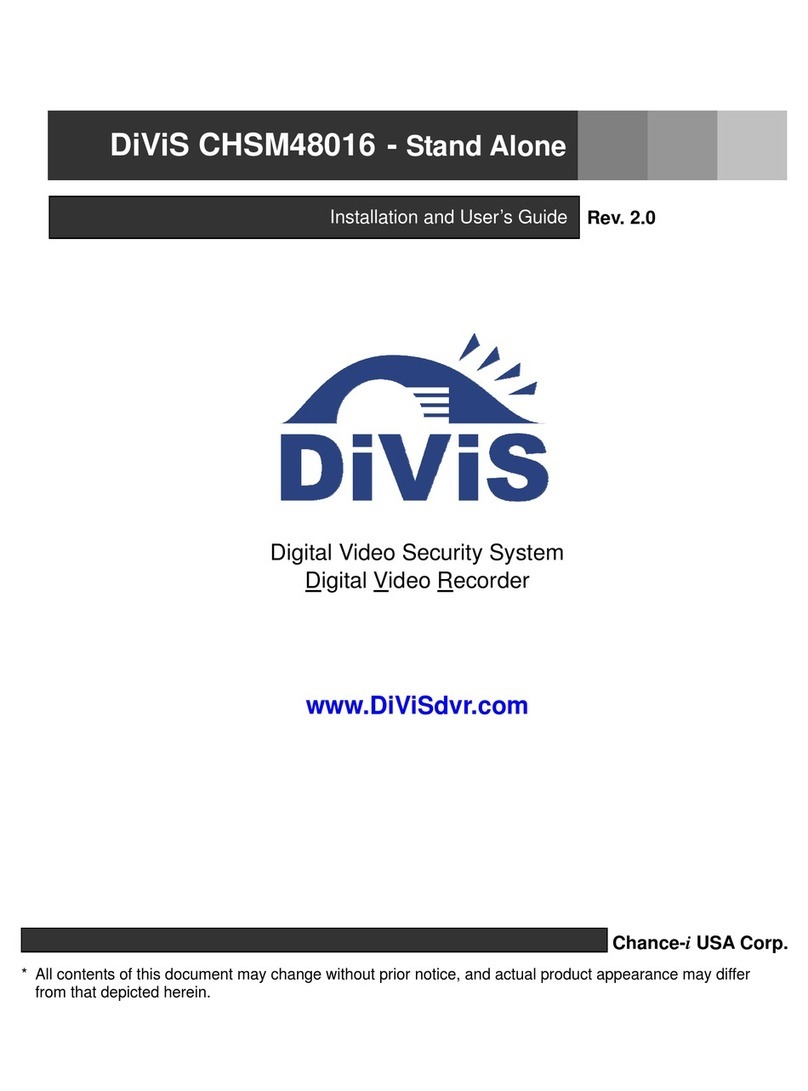 Divis CHSM48016 User manual