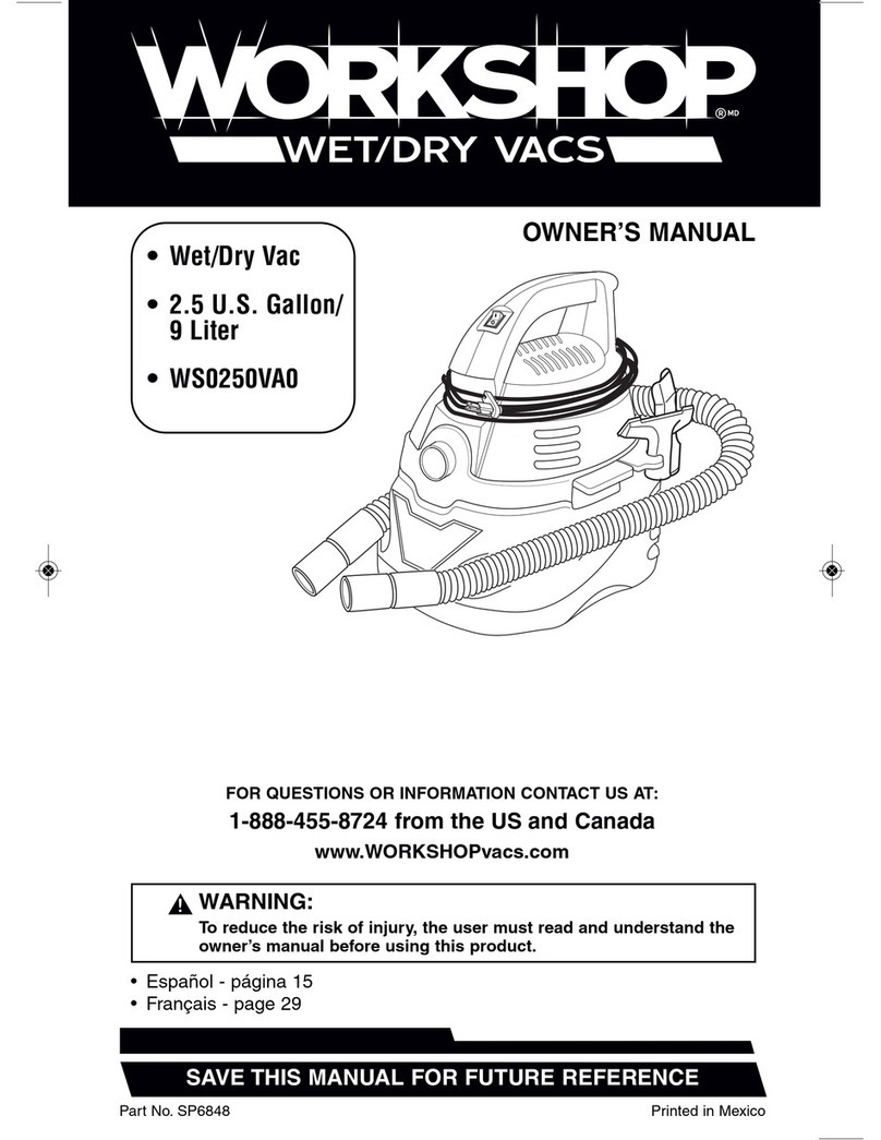 Workshop WS0250VA0 User manual