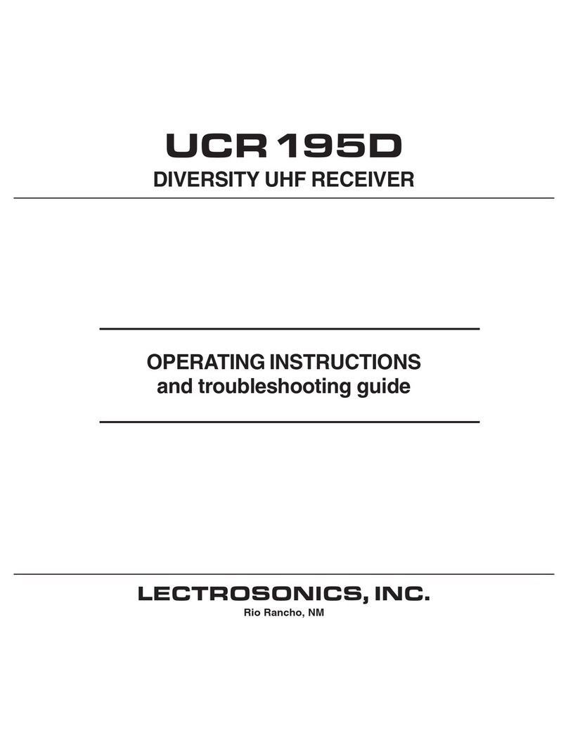 Lectrosonics UCR195D User manual