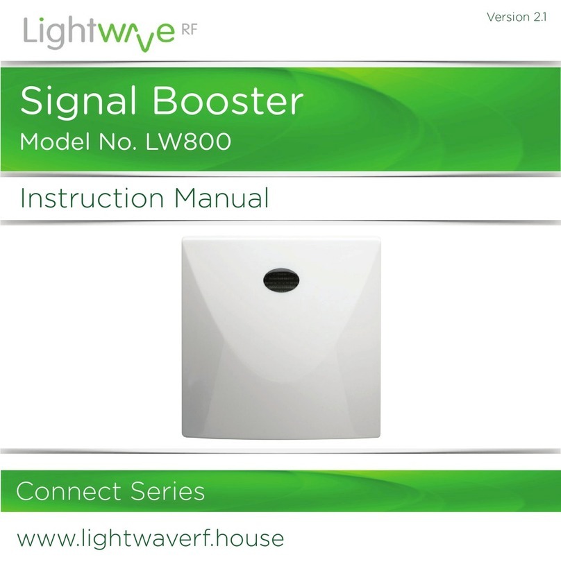 Lightwave LW800 instruction manual