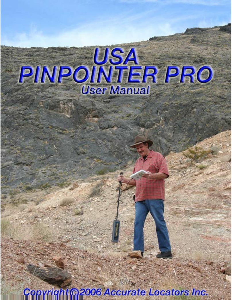 Accurate Locators Pinpointer Pro user manual