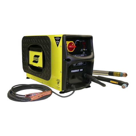 ESAB Powercut 900 User manual ESAB Powercut 900 User manual