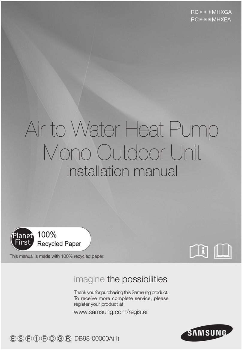 Samsung RC***MHXGA installation manual Samsung RC***MHXGA installation manual