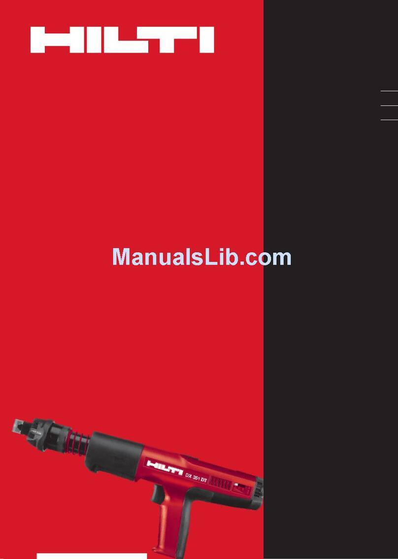 Hilti DX 351 BT operating instructions
