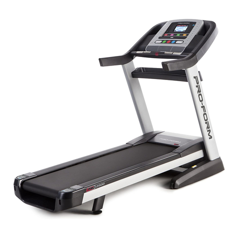 Pro-Form Pro 2500 PFTL14011.1 User manual