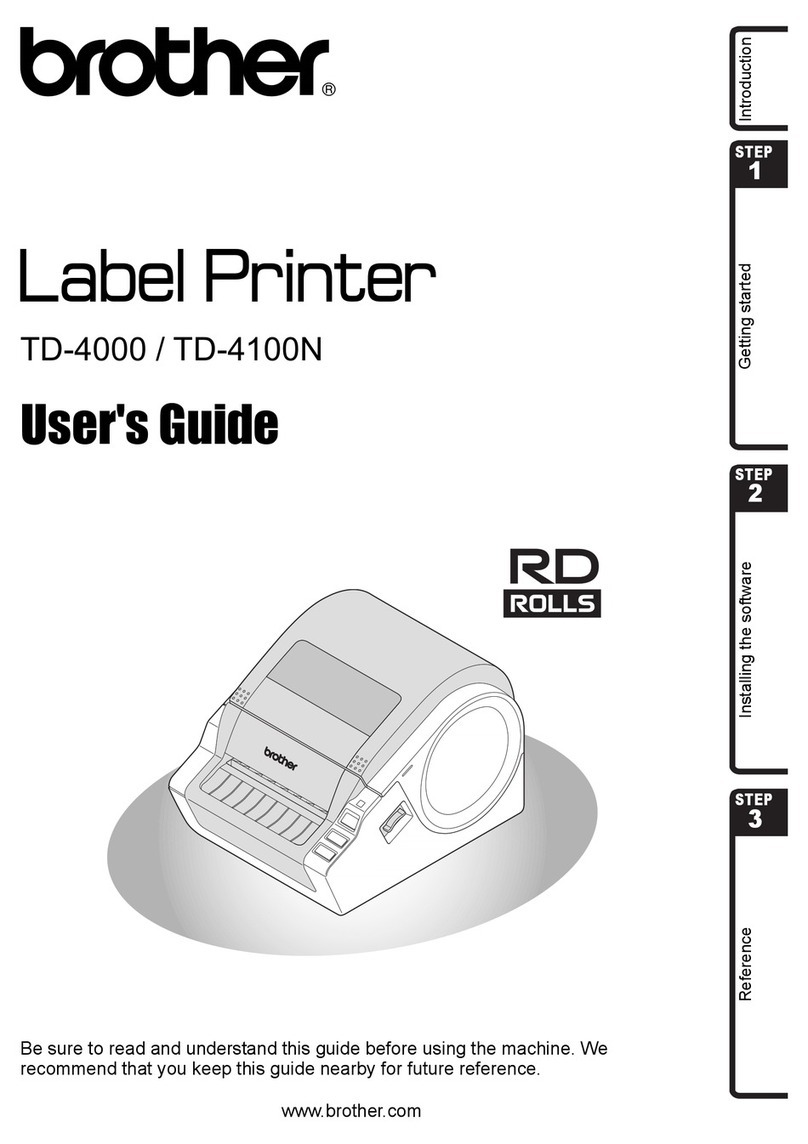 Brother TD-4000 user guide