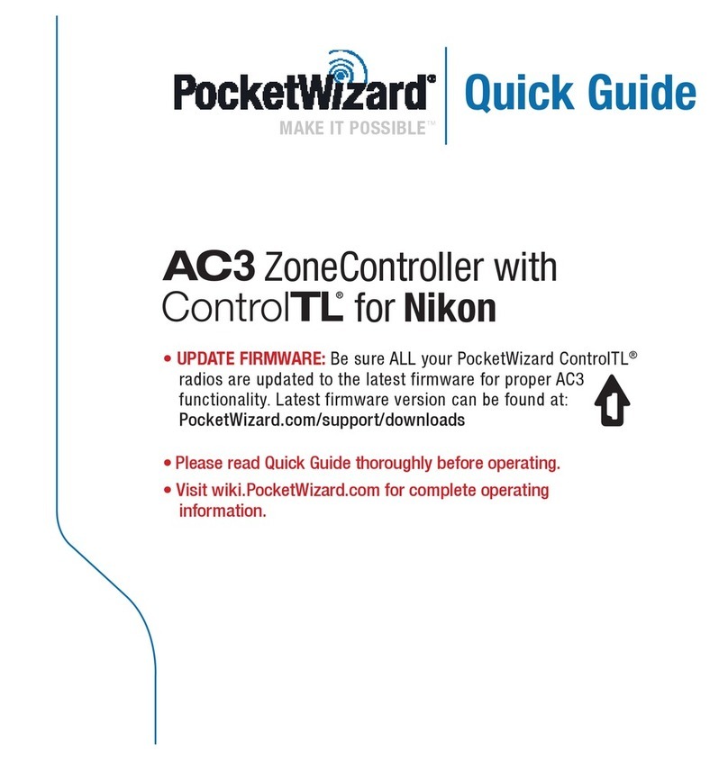 Pocket Wizard AC3 quick guide