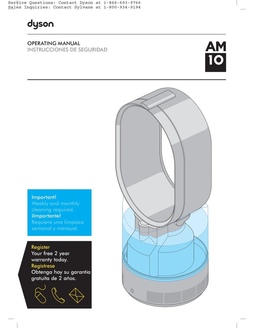 Dyson AM10 User manual