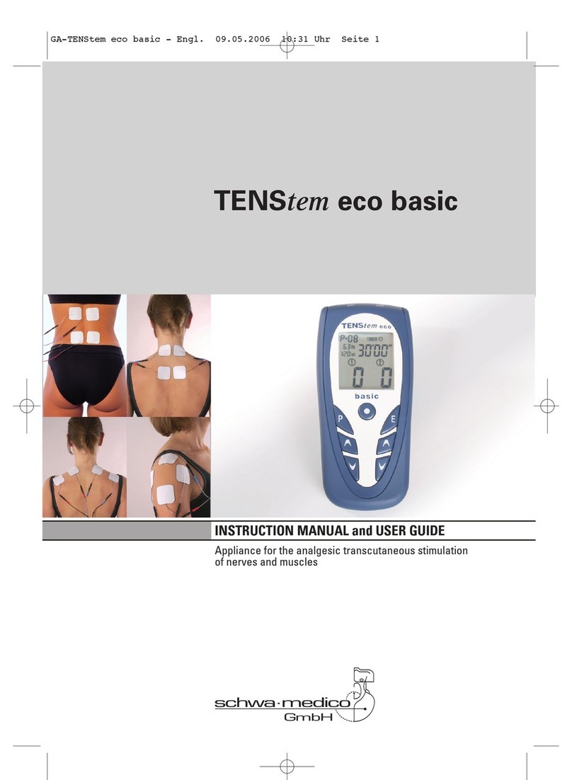 schwa-medico TENStemeco basic Instruction manual and users guide schwa-medico TENStemeco basic Instruction manual and users guide