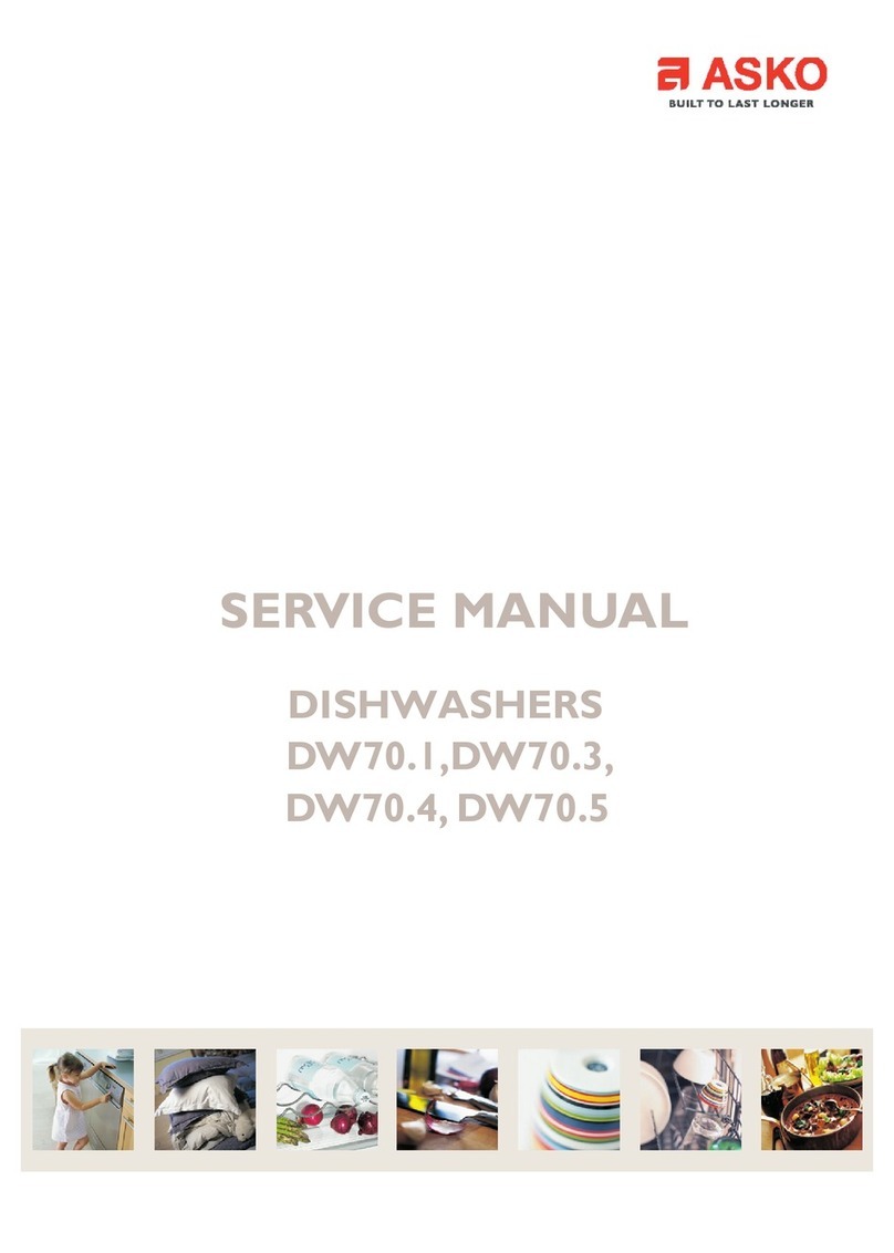 Asko DW70.1 User manual Asko DW70.1 User manual