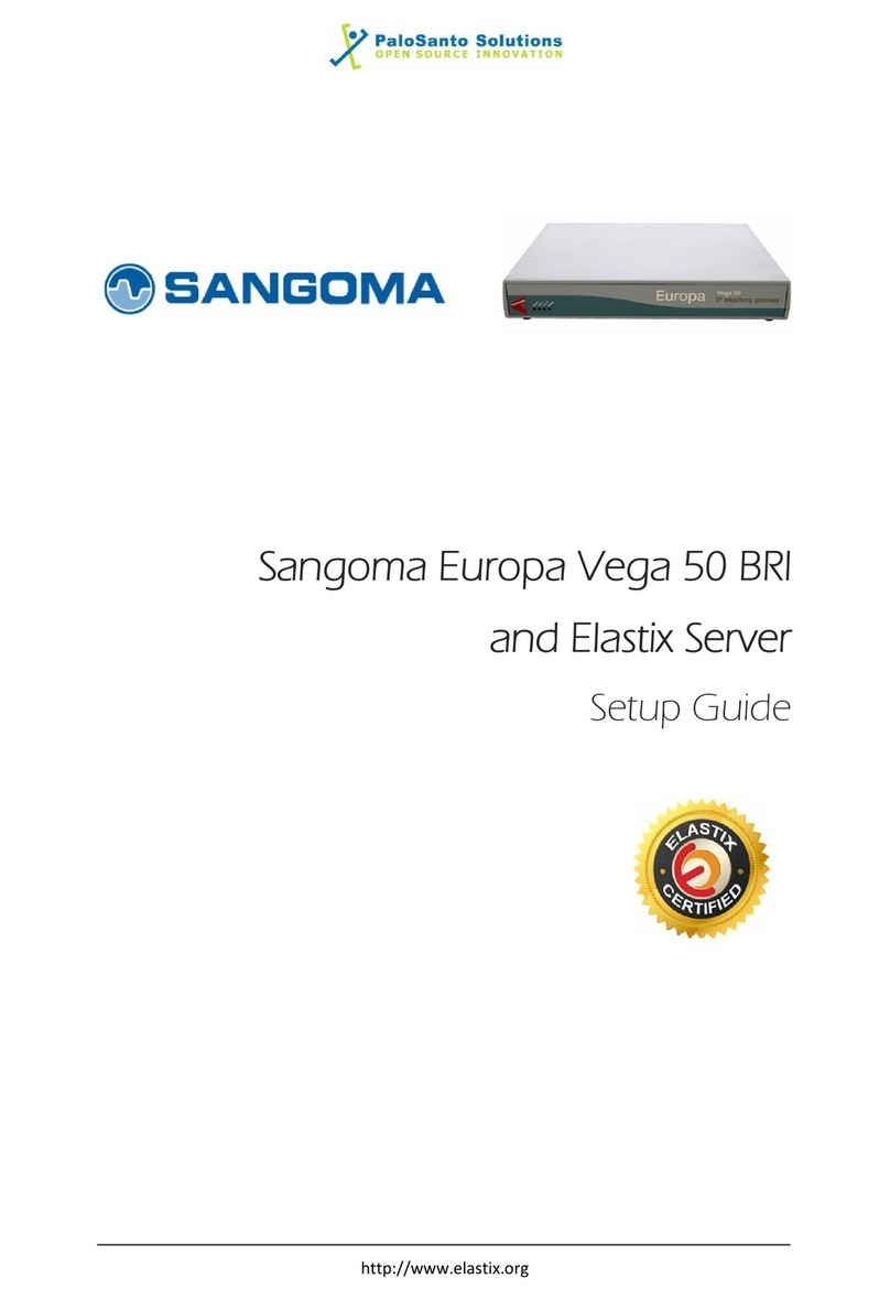Sangoma Europa Vega 50 BRI and Elastix Setup guide