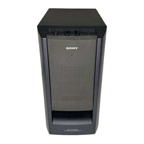 Sony SA-W11 Service manual