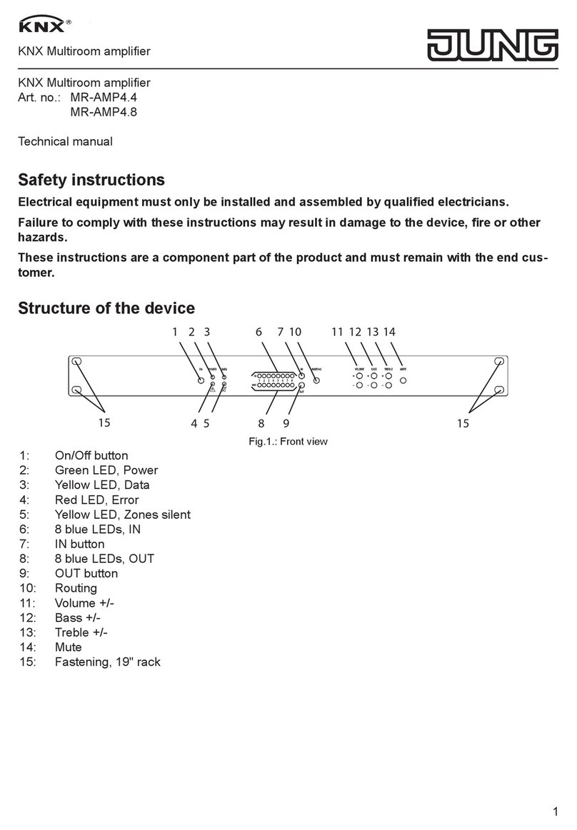 KNX MR-AMP4.4 Technical manual