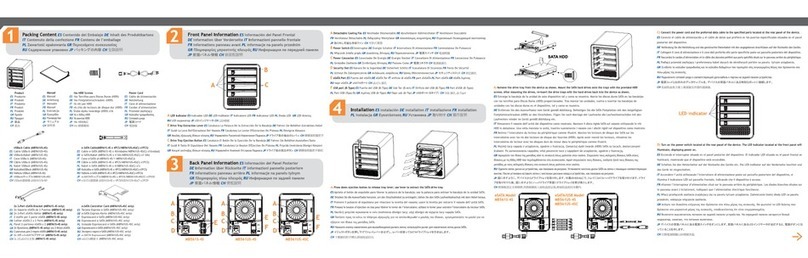 Icy Dock MB561S-4S Quick intallation guide