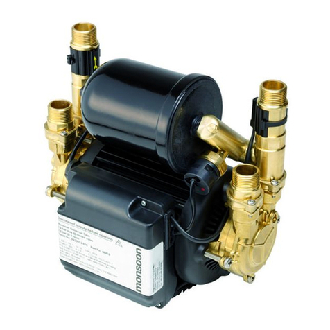 Stuart Turner Monsoon U1.5 bar Twin User manual Stuart Turner Monsoon U1.5 bar Twin User manual