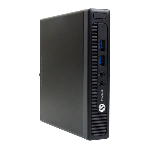 HP EliteDesk 800 G1 Desktop Mini Operating and maintenance manual