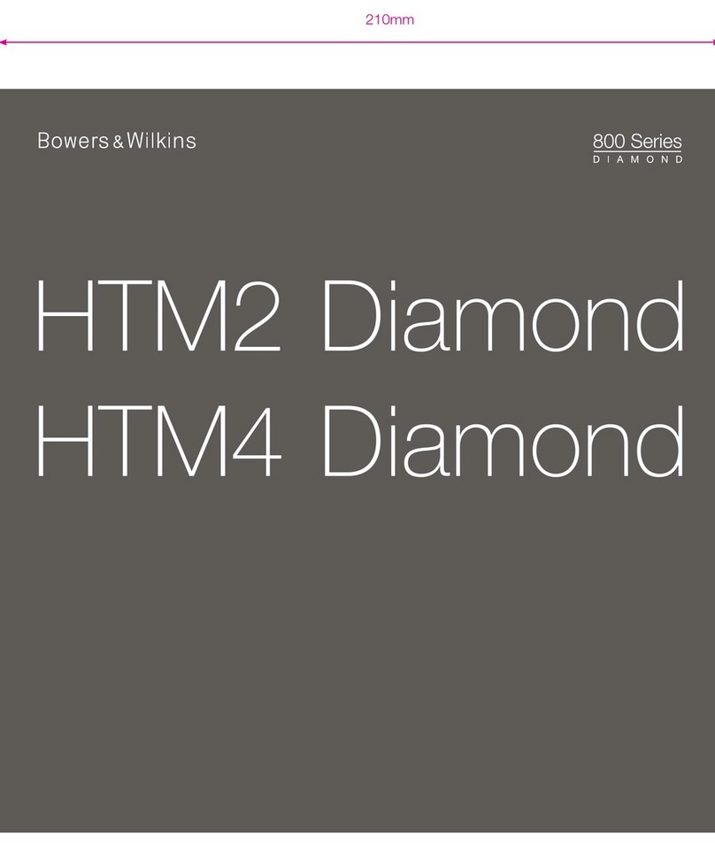 Bowers & Wilkins HTM2 DIAMOND User manual
