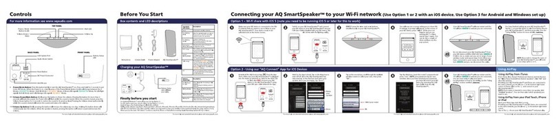AQ Audio SmartSpeaker Start guide