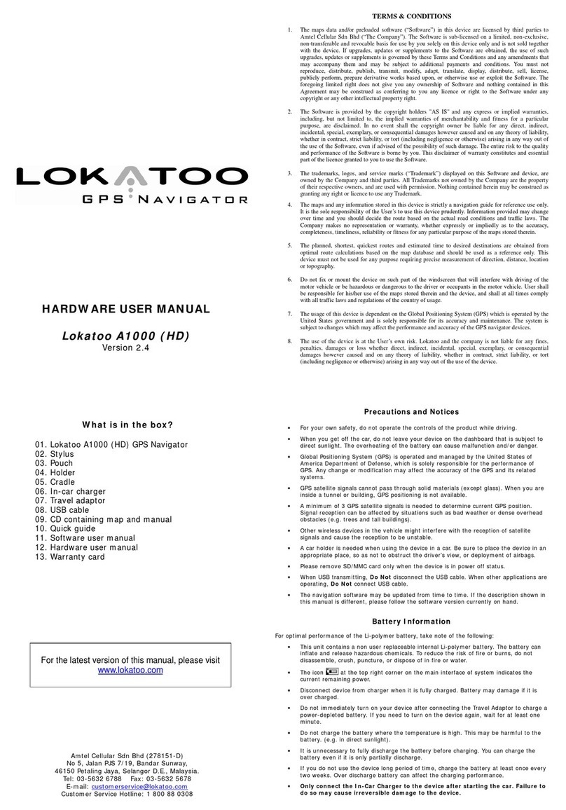 Lokatoo A1000 Series User manual