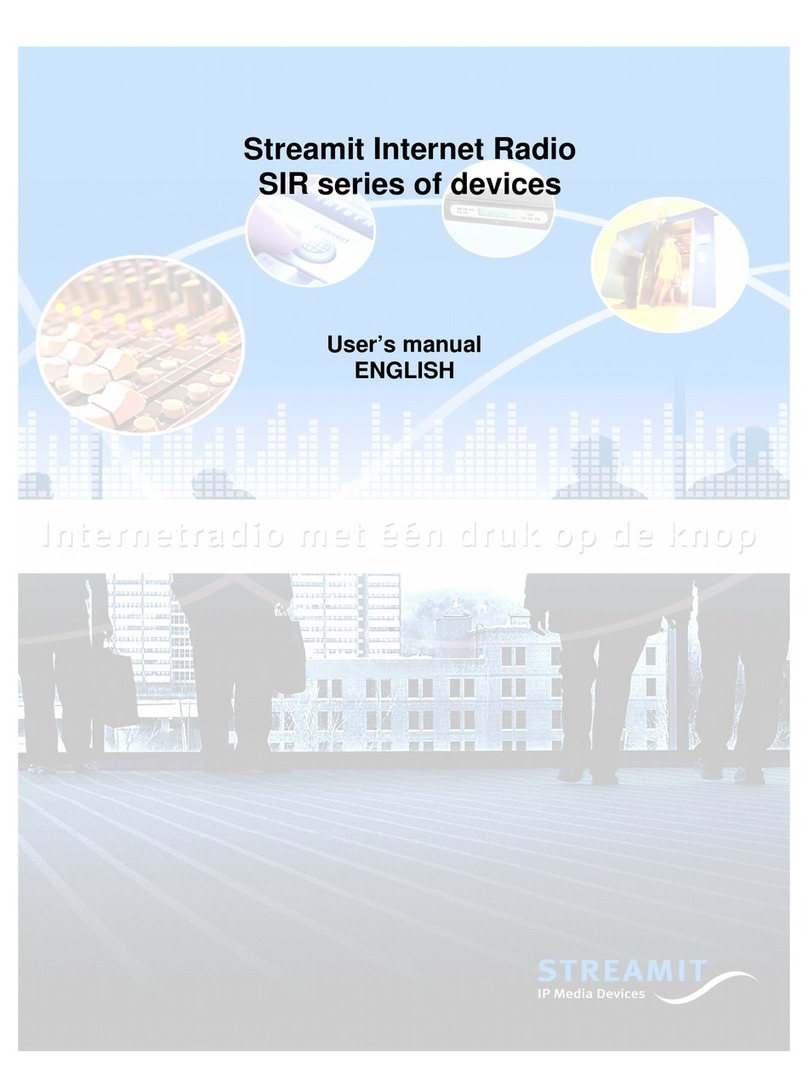 Streamit SIR80 user manual