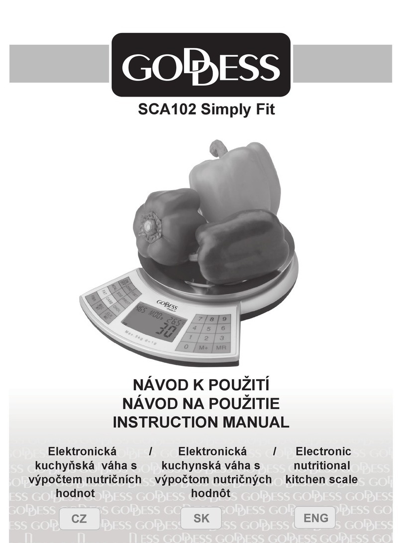 Goddess SCA102 Simply Fit instruction manual