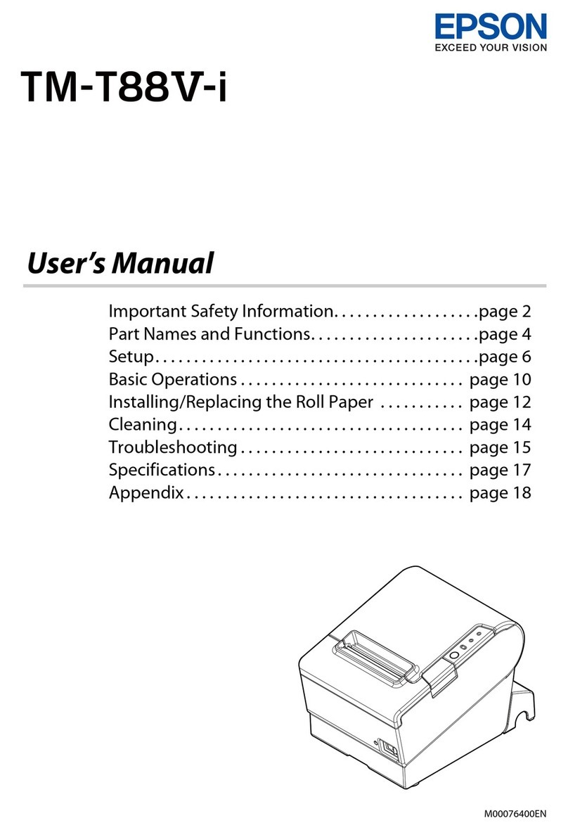 Epson TM-T88V-i User manual