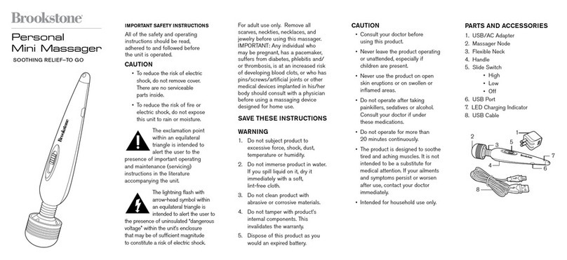 Brookstone 699199p instruction manual