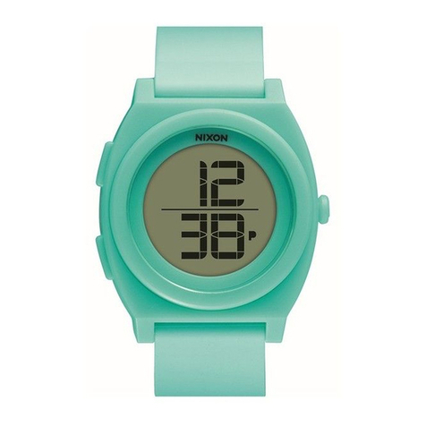 NIXON time teller User manual