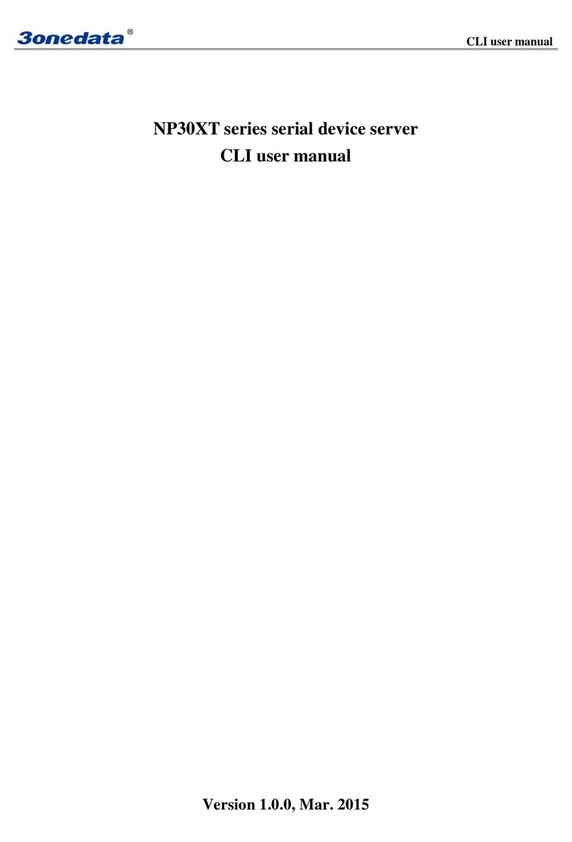 3One data NP30XT series User manual