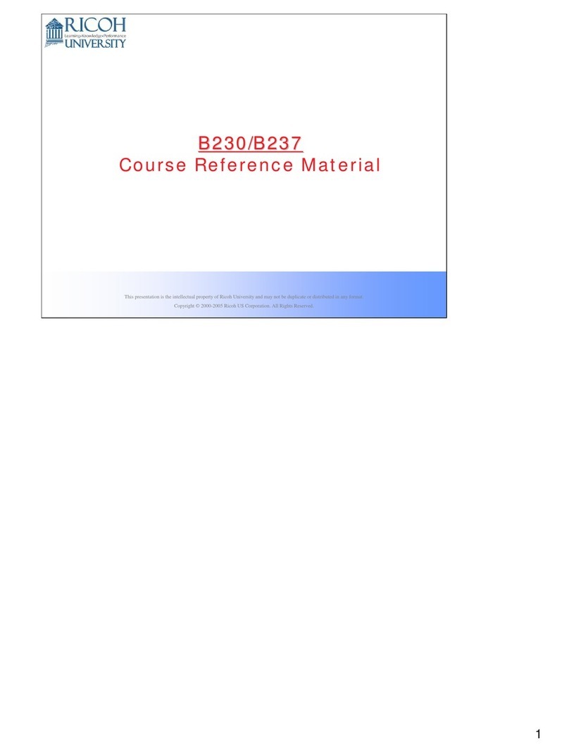 Ricoh B230 Troubleshooting guide