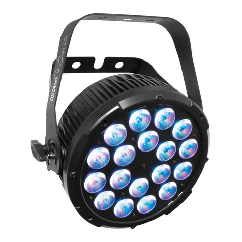 Chauvet COLORdash Par-Quad 18 user manual