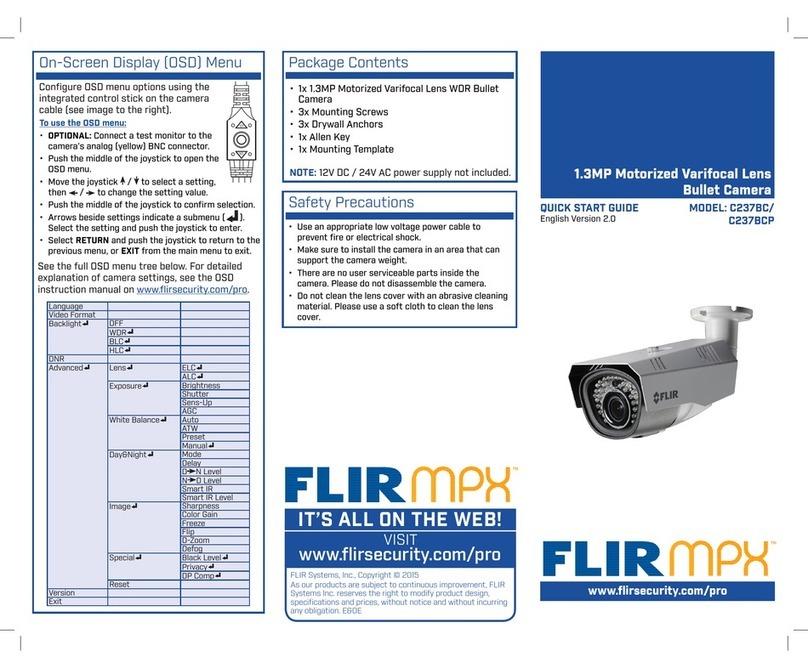FLIR C237BC User manual
