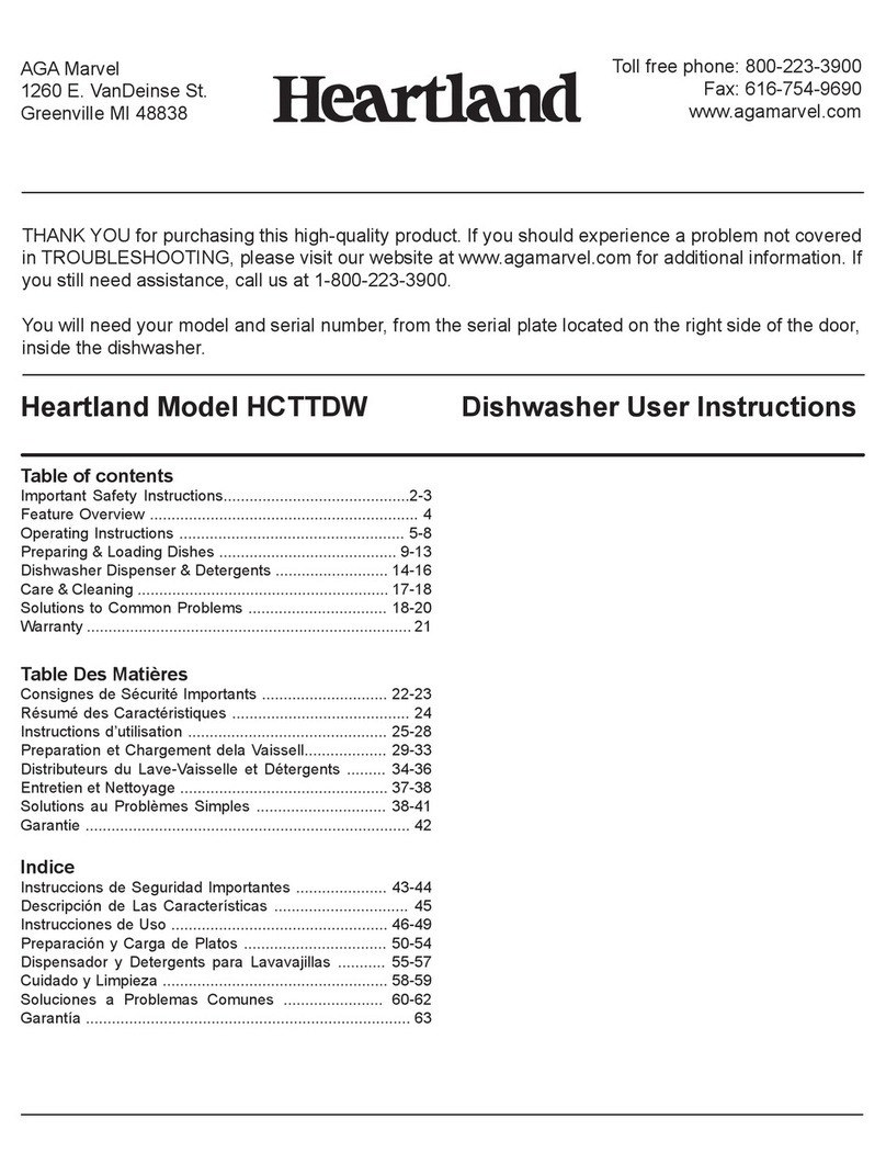 Heartland HCTTDW User instructions