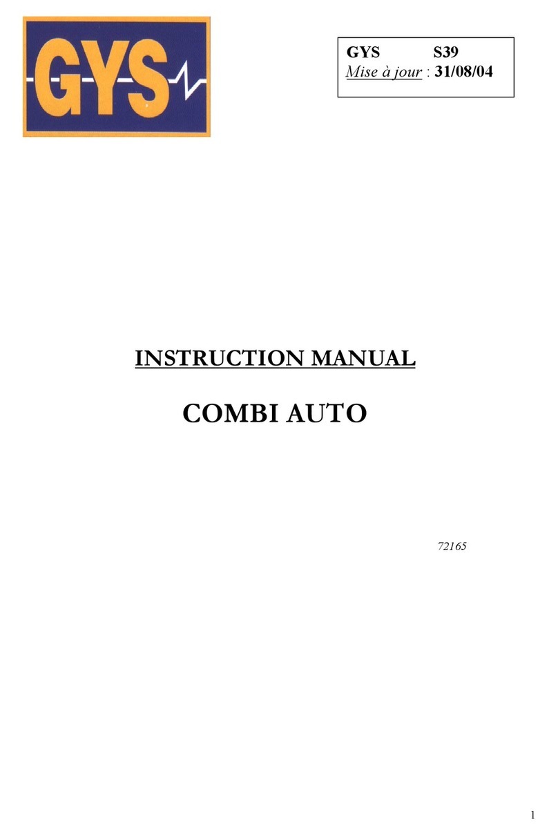GYS S39 instruction manual
