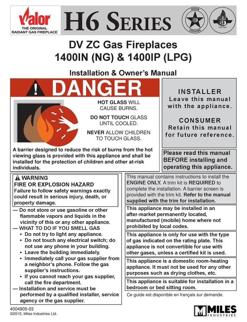 Valor 1400IN Operating instructions