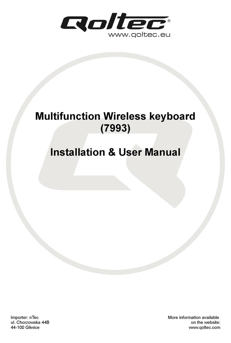 Qoltec 7993 Installation & user manual
