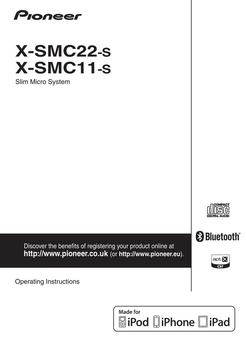 Pioneer X-SMC22-S operating instructions