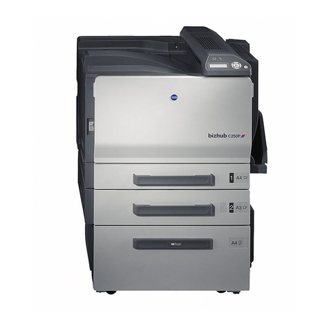 Konica Minolta BIZHUB C250P User manual Konica Minolta BIZHUB C250P User manual