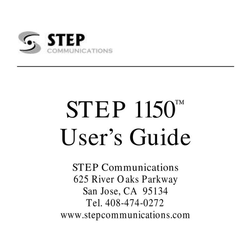 STEP 1150 user guide