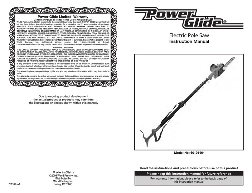 Power Glide 60101464 instruction manual