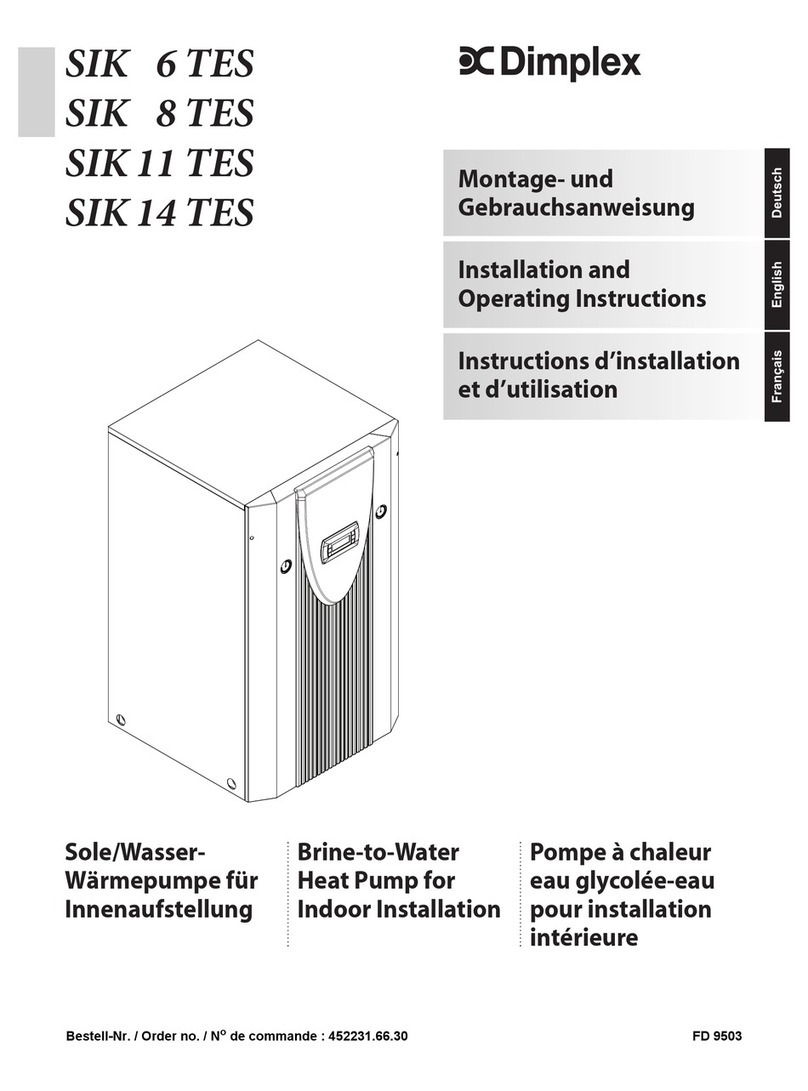Dimplex SIK 8 TES User manual