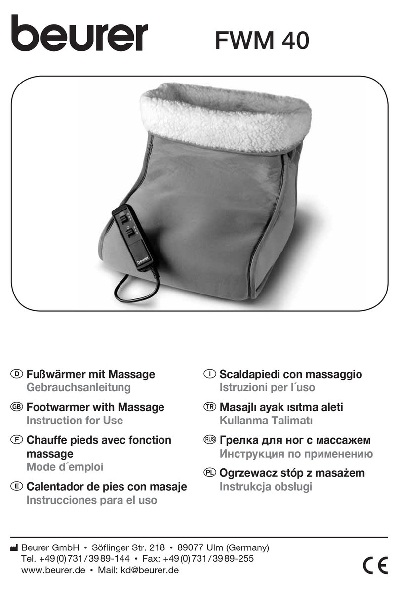 Beurer FWM 40 Instructions for use