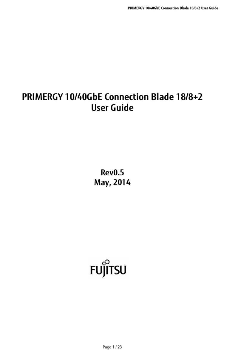 Fujitsu PRIMERGY 10/40GbE User manual