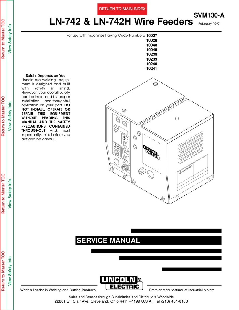 Lincoln LN-742 User manual