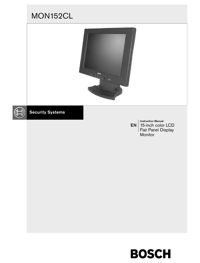 Bosch MON152CL User manual