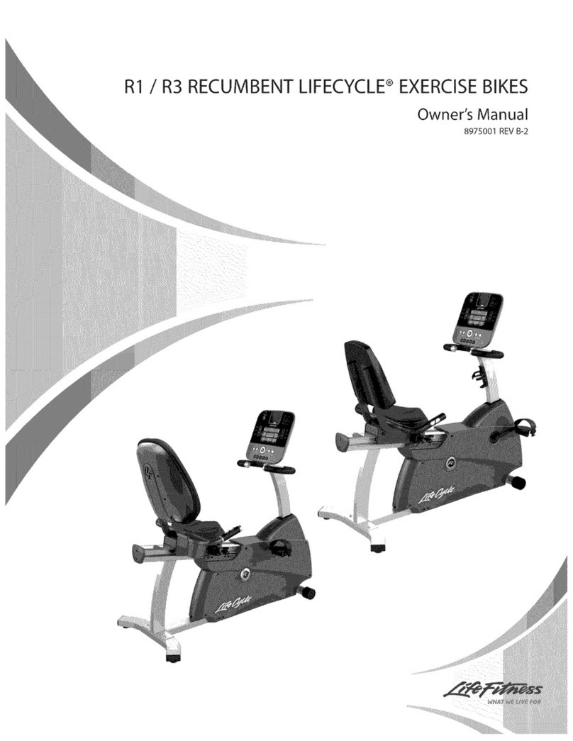 Life Fitness R1 Lifecycle User manual